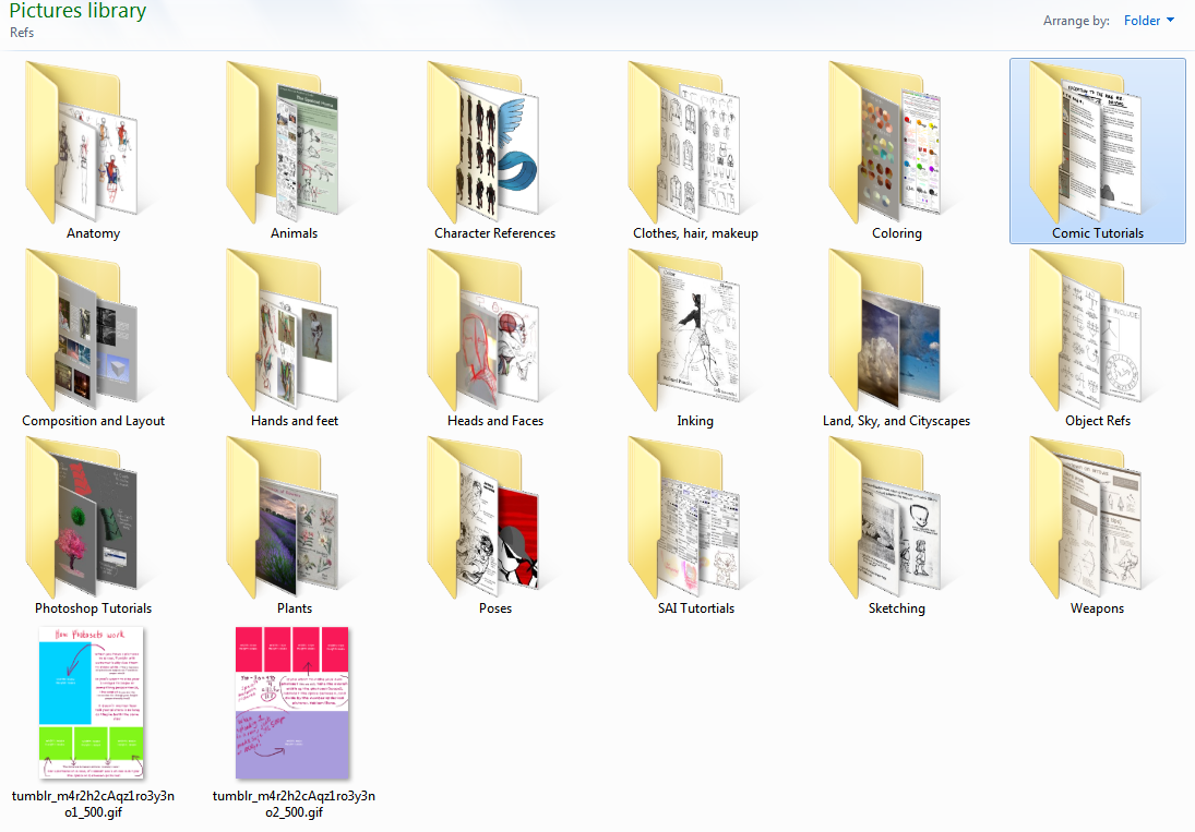 My refs folder has been a complete and utter mess for a while due to my laziness