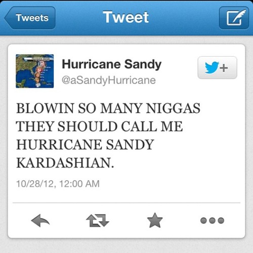 tokidokislim:  😂😂😂😂Just found #hurricane#sandy On Twitter 