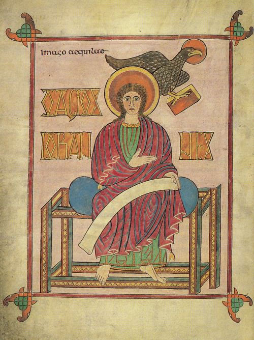 Four evangelists from the Lindisforne Gospels