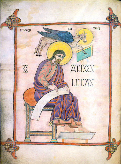 Four evangelists from the Lindisforne Gospels