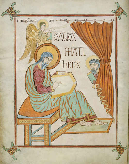 Four evangelists from the Lindisforne Gospels