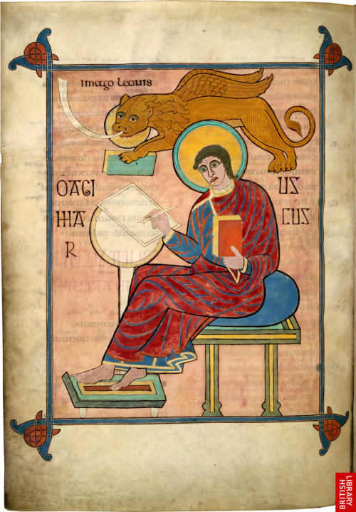 Four evangelists from the Lindisforne Gospels