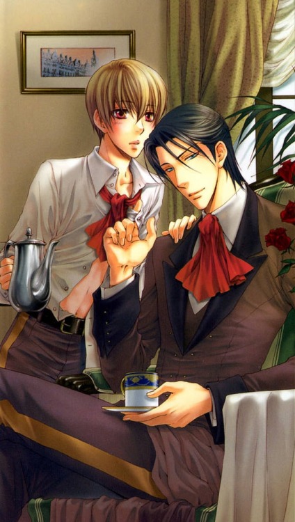 misswolfee:  My collection of pictures from “Kamisama no Ude no Naka de” (In the God’s Arms) manga. ^^ Enjoy it! 
