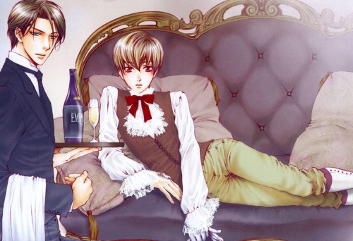 misswolfee:  My collection of pictures from “Kamisama no Ude no Naka de” (In the God’s Arms) manga. ^^ Enjoy it! 