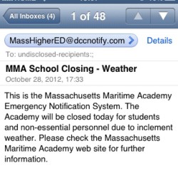 Just another reason to get sloshed #massmaritime #massmaritimeacademy #closed #chea