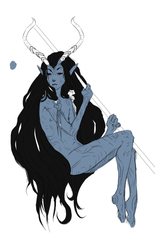 mrsloki:update wip of my long lost love Eidolon Loki. for my babbu Llanval. 