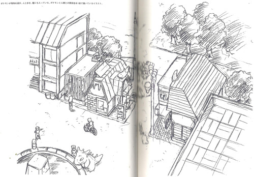 drawstin:  Original Pokemon (CapuMon) sketches, Satoshi Tajiri 