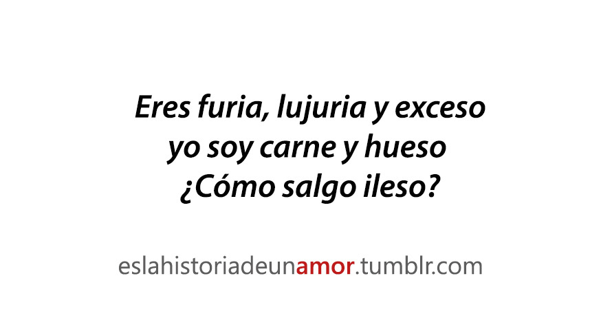 Historia de un amor.