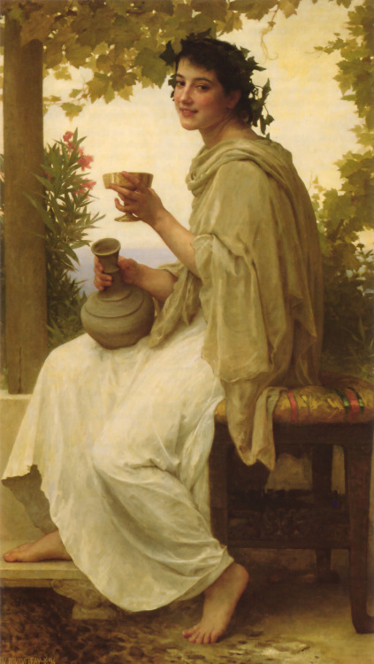 artaddictsanonymous:William-Adolphe Bouguereau, Bacchante, 1894