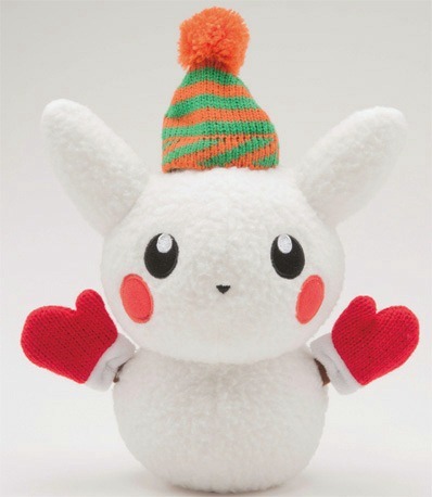 rinshibooty:Pokemon Plushies, Plates And Mugs Invade Japan For Christmas