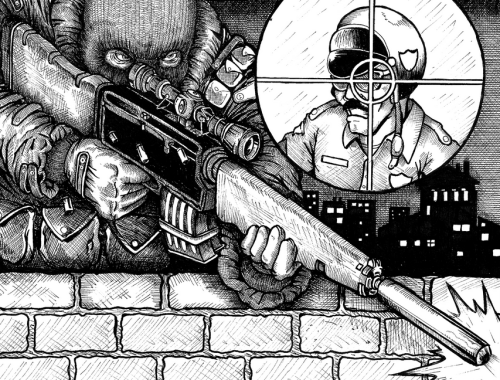 railfanpunx:   Plutocracy - Sniping Pigz 