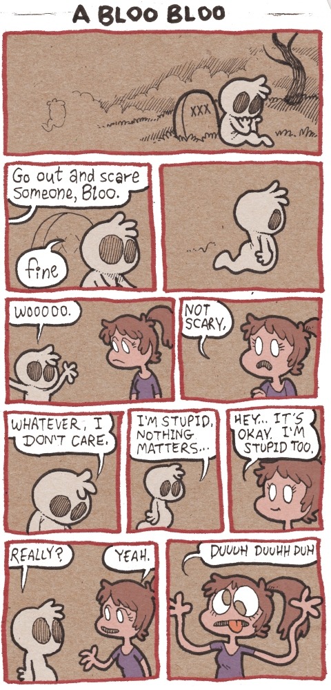 profpudgenshire:  sketchamagowza:  A Bloo Bloo Ghost part 1. part 2. part 3. part