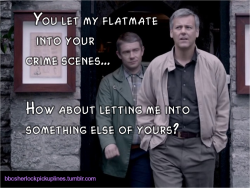 “You let my flatmate into your crime