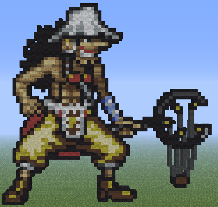 Pixel Art one piece by hybena on DeviantArt