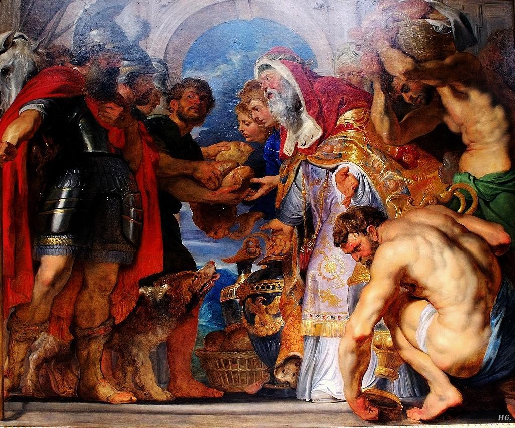 hadrian6:  Abraham and Melchizedek. 1515-18. Peter Paul Rubens. 