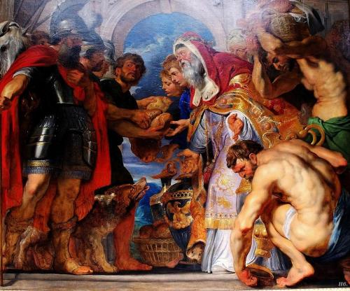 hadrian6:  Abraham and Melchizedek. 1515-18. Peter Paul Rubens. 