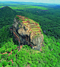 travelingcolors:  Aerial view of Sigiriya