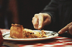 i-aint-even-bovvered:  fantastic-nightmares:  deansdickofsuspense:  that awkward moment when it’s the Apocalypse and death forces you to eat pizza  If you don’t love death you’re wrong.  Death is the best, and if you don’t think so, you can