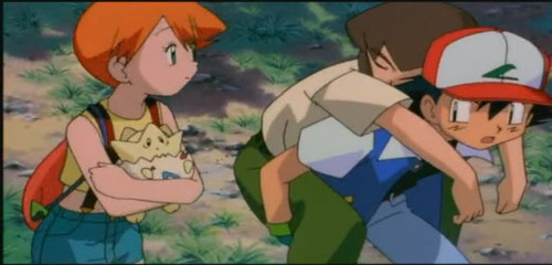 townghost:  bonjiro:  lightusacandle:  carriecmoney:  FUCKING HELL WHY HAVE I NEVER HEARD ABOUT HOW FUCKING GAY THE FOURTH POKEMON MOVIE IS I MEAN IT STARTS WITH THEM FINDING THIS KID IN THE MIDDLE OF THE FOREST AND OMG SEXUAL TENSION ALERT, PING THEN