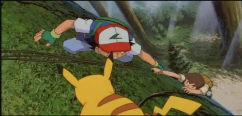 townghost:  bonjiro:  lightusacandle:  carriecmoney:  FUCKING HELL WHY HAVE I NEVER HEARD ABOUT HOW FUCKING GAY THE FOURTH POKEMON MOVIE IS I MEAN IT STARTS WITH THEM FINDING THIS KID IN THE MIDDLE OF THE FOREST AND OMG SEXUAL TENSION ALERT, PING THEN