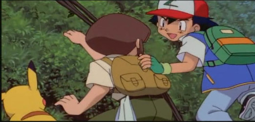 carriecmoney:  FUCKING HELL WHY HAVE I NEVER HEARD ABOUT HOW FUCKING GAY THE FOURTH POKEMON MOVIE IS I MEAN IT STARTS WITH THEM FINDING THIS KID IN THE MIDDLE OF THE FOREST AND OMG SEXUAL TENSION ALERT, PING THEN THAT WAS UNNECESSARY THEN THEY, LIKE,