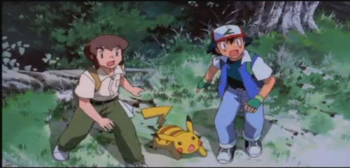 townghost:  bonjiro:  lightusacandle:  carriecmoney:  FUCKING HELL WHY HAVE I NEVER HEARD ABOUT HOW FUCKING GAY THE FOURTH POKEMON MOVIE IS I MEAN IT STARTS WITH THEM FINDING THIS KID IN THE MIDDLE OF THE FOREST AND OMG SEXUAL TENSION ALERT, PING THEN