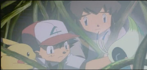 gloomba331:  carriecmoney:  FUCKING HELL WHY HAVE I NEVER HEARD ABOUT HOW FUCKING GAY THE FOURTH POKEMON MOVIE IS I MEAN IT STARTS WITH THEM FINDING THIS KID IN THE MIDDLE OF THE FOREST AND OMG SEXUAL TENSION ALERT, PING THEN THAT WAS UNNECESSARY THEN