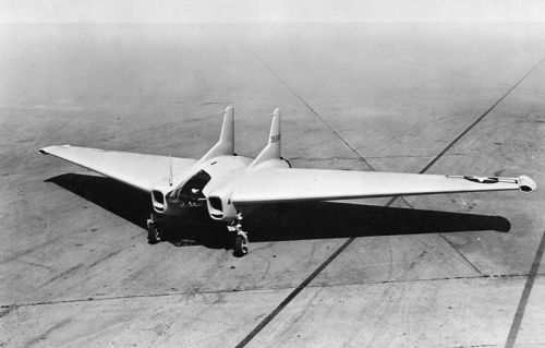 collective-history:The Northrop XP-79 was an ambitious design for a flying wing fighter aircraft, de