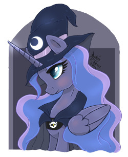 theponyartcollection:  MLP FIM - Princess Luna Magic by *Joakaha 