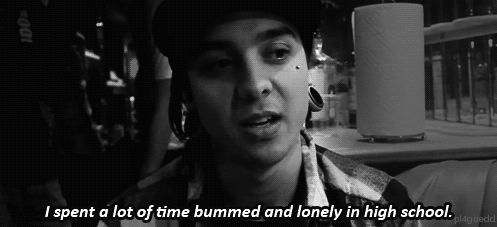 speedismandatoryy:  sleepingwithsirens0n:  I know the feeling Tony. That’s why I respect you so much. You came from someone who didn’t have a lot of friends to someone who has thousands of fans. You reached your dream. Congrats Tony.   I aspire to