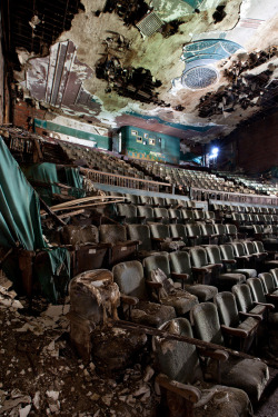 severevaginitis:  arpeggia:  Matt Lambros - Abandoned Theaters | on Tumblr | Previous post Click on each image for location details.   