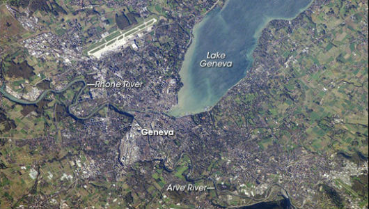Ancient tsunami swept through Swiss lake
If a tsunami happened today, it would completely inundate large parts of the inner city of Geneva.