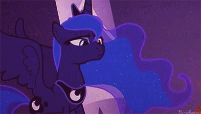 dr-whoooves:  Luna knows something is gonna go completely fucking wrong 