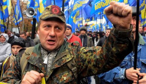 thecakesokay: lazersilberstein: haaretz: An anti-Semitic party called Svoboda will be well represent