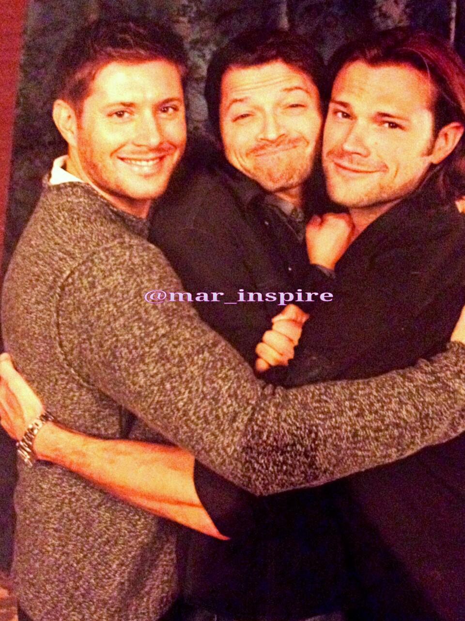 team-winchester:  runningwithmisha:  i love the supernatural cast because they’re