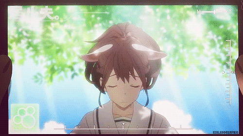 basedmatoi-blog:  Kaito’s “Nyan Nyan” app in use. 