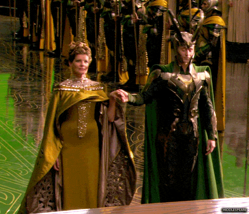 twin-soul:doyourwardance:hiddlespeare:Loki and Friggadeleted scenes that hurt my heart with their de