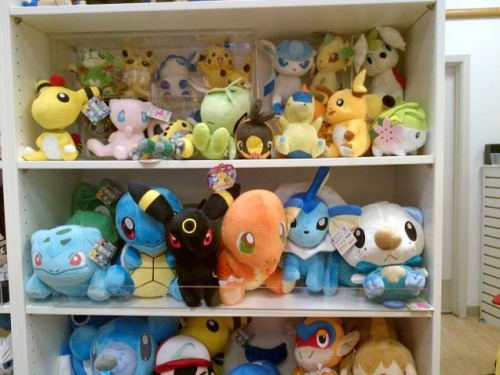 simplypokemon:pokemon plushies&lt;3 i wanted them all