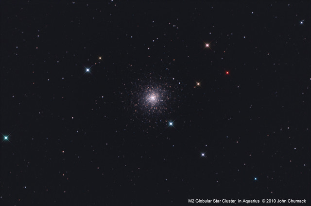 n-a-s-a:
“ M2 Globular Star Cluster - with Ruby Red Carbon Star
”