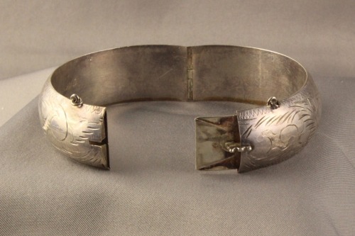 Heavy Vintage Sterling Silver Bangle $59 here