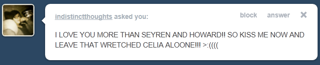 askchenryu:  Chen is embarrassed by the confession, but confused.“What does Celia