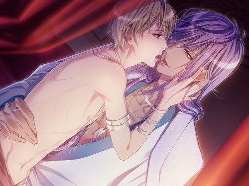 chirlypao19:  Nessa no Rakuen game bl! *¬* …pervert I know !! xD this is my favorite :3 Ashra x Will 