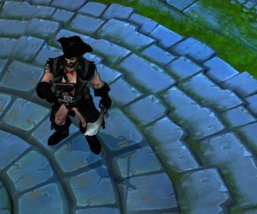 xenitaph:  aque-mizuhara:  So I found this “BDSM Gangplank” custom skin….  Is it by the same person that made Whorewick? 