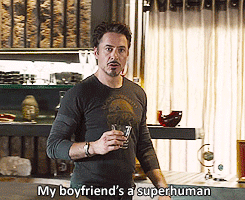 elizastar98:  mishasminions:  The one where Dean Winchester and Tony Stark have a