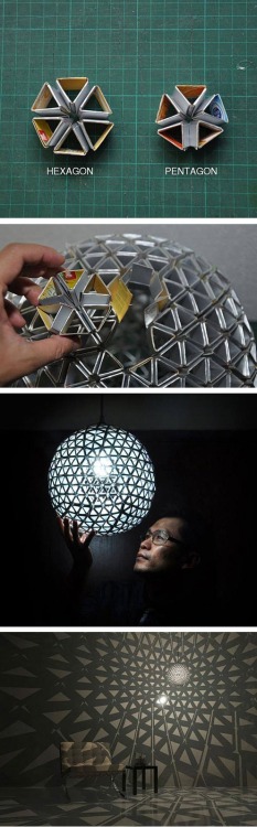 daily-meme:  Awesome Cardboard Lamp http://daily-meme.tumblr.com/ 