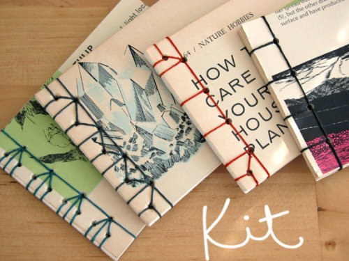 fuckyeahbookarts:Japanese Binding Kit & Tutorial by Erin Zamrzia Another handy little DIY begi