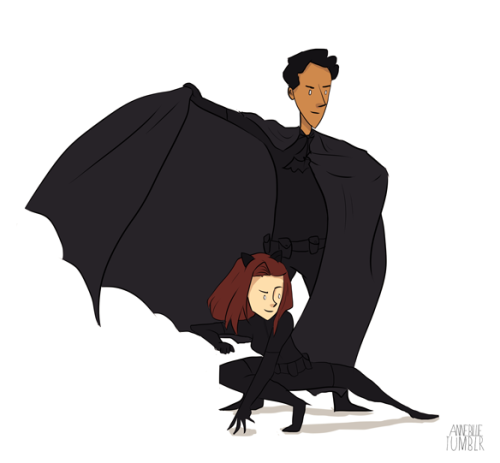 annebillie:-I’m batman..Or am i?.. Yes I am batman.Anon asked for “Annie and abed from community as 