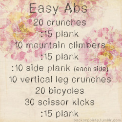 backonpointe:  An easier ab-focused routine.