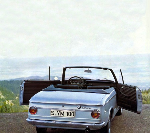 Porn Pics timewastingmachine:  1970 BMW 1600 Cabriolet