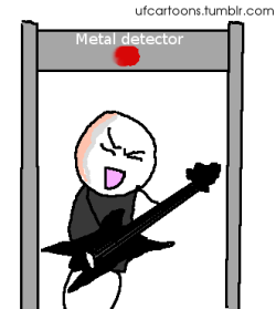 ufcartoons:  “Metal detector” &copy; ufcartoons.tumblr.com 